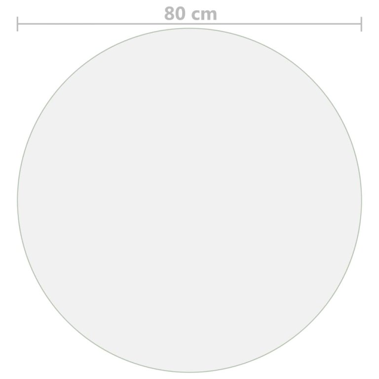 Протектор за маса, матов, Ø 80 см, 2 мм, PVC