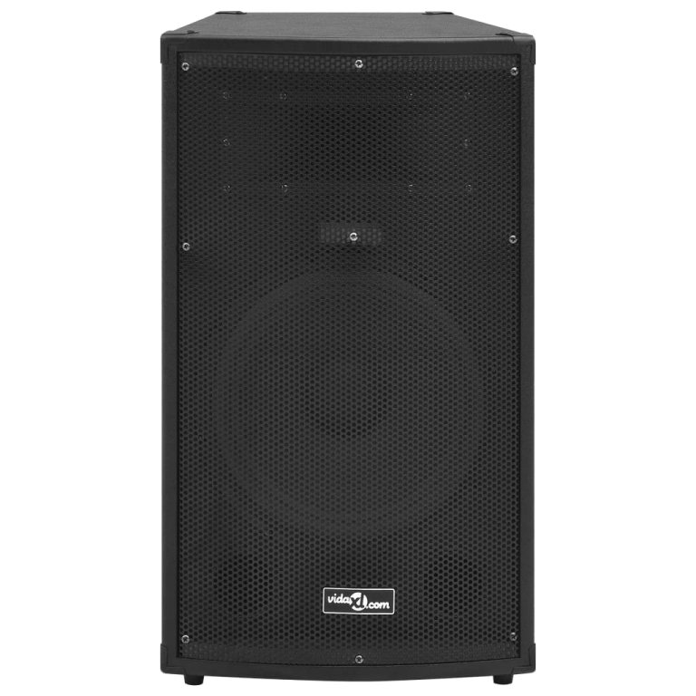 Профи пасивна Hifi сценична тонколона 1000 W черна 37x37x64 см