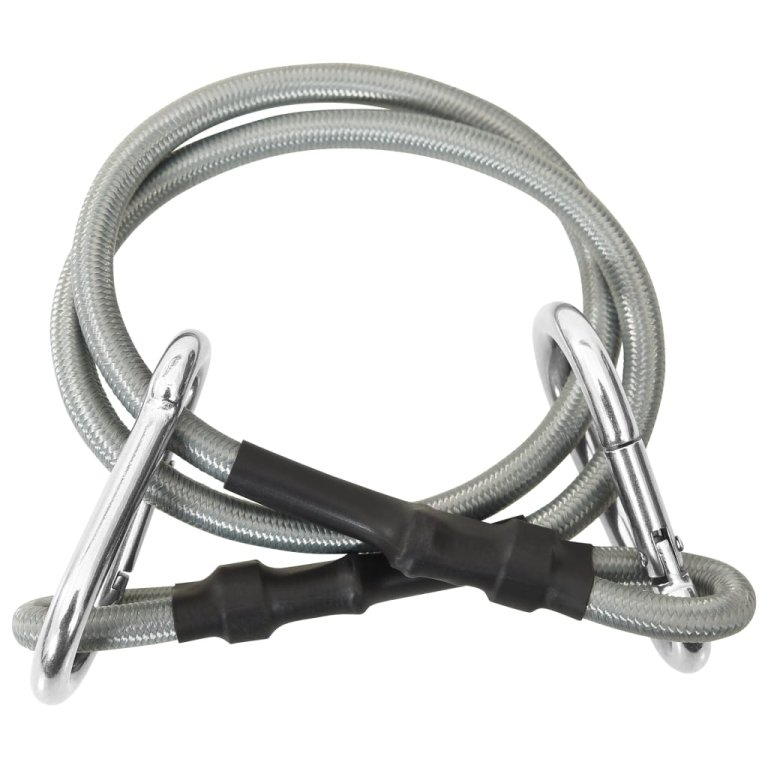 310252  Ropes with Carabiner 4 pcs Rubber