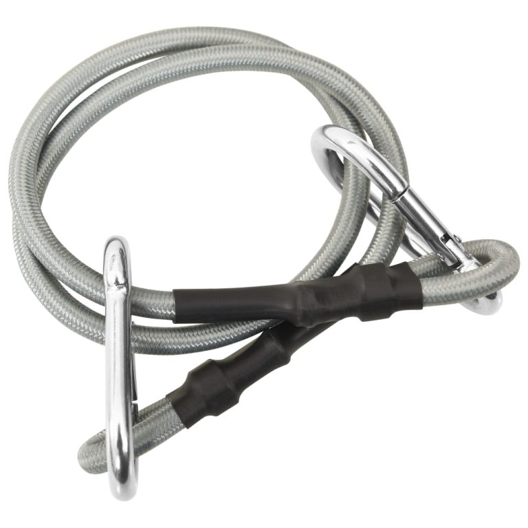 310252  Ropes with Carabiner 4 pcs Rubber