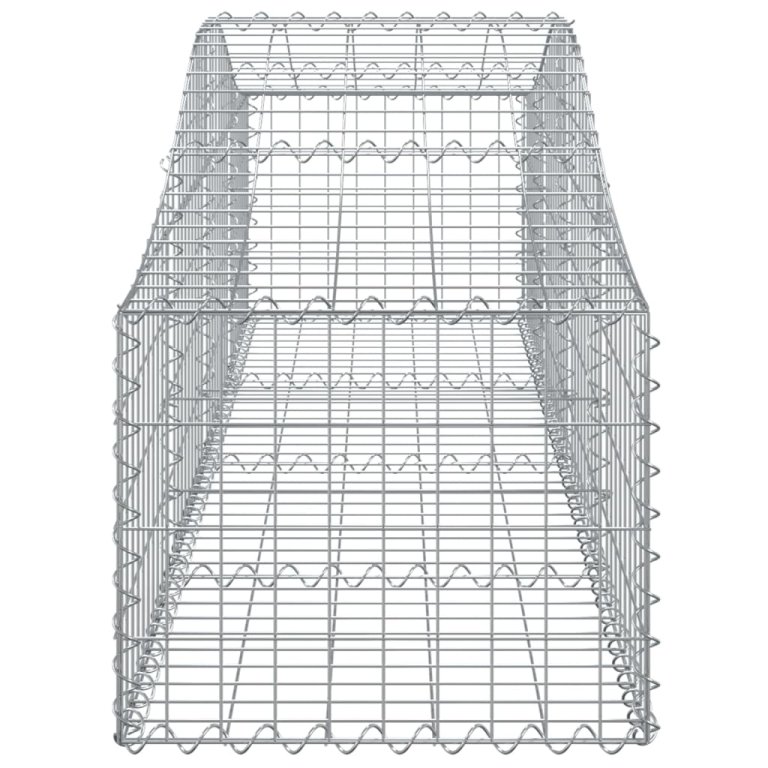 Дъговидна габионна кошница 200x50x40/60 см поцинковано желязо