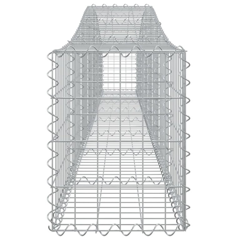 Дъговидна габионна кошница 400x30x40/60 см поцинковано желязо