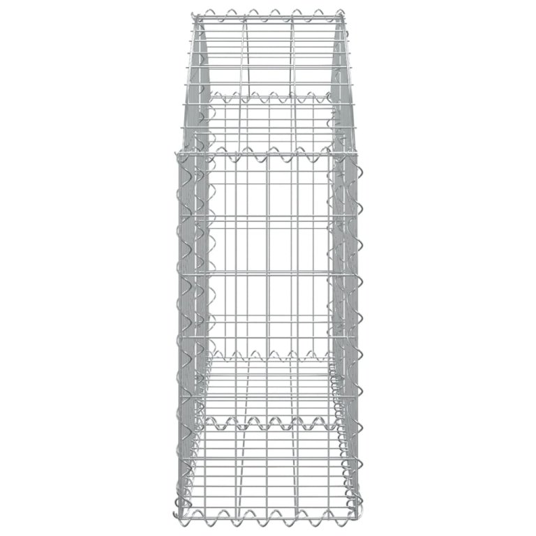 Дъговидна габионна кошница 100x30x60/80 см поцинковано желязо