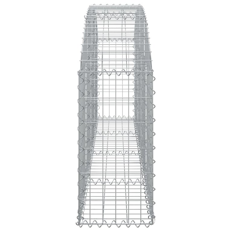 Дъговидна габионна кошница 200x30x60/80 см поцинковано желязо