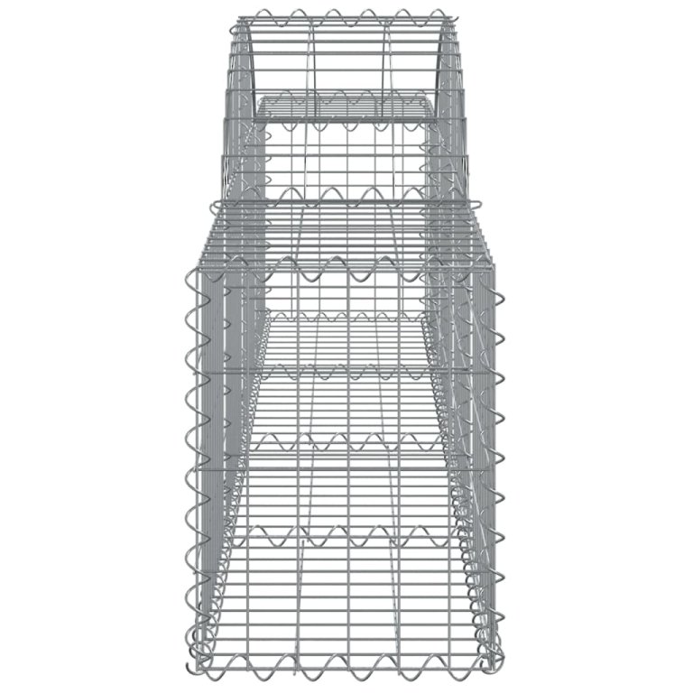 Дъговидна габионна кошница 200x30x40/60 см поцинковано желязо