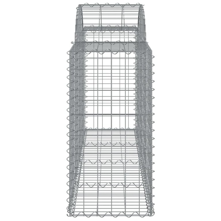 Дъговидна габионна кошница 200x50x80/100 см поцинковано желязо