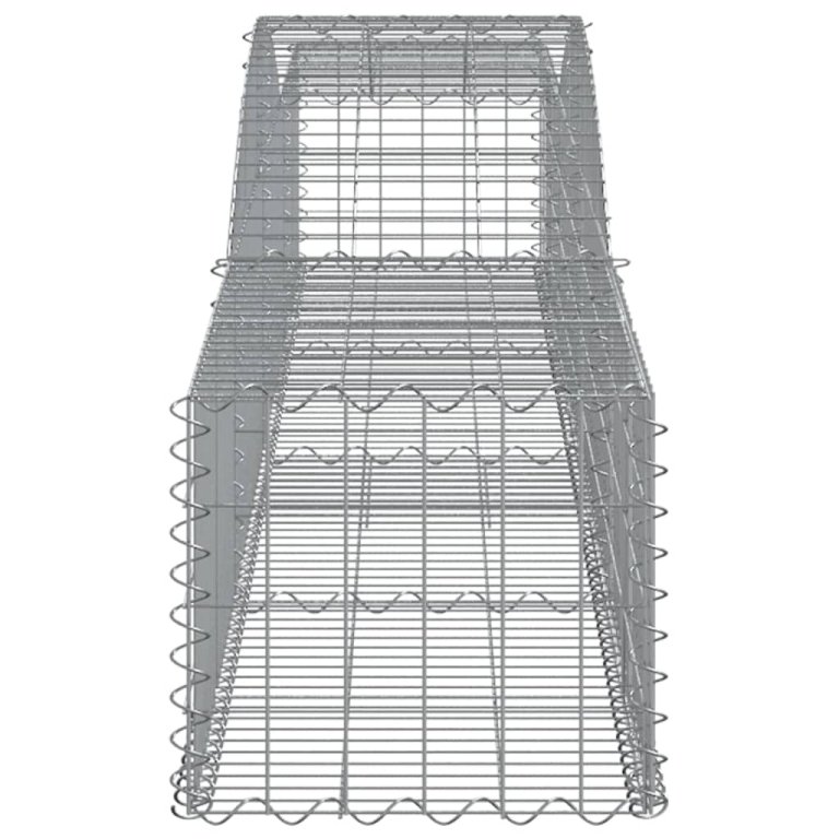 Дъговидна габионна кошница 400x50x40/60 см поцинковано желязо