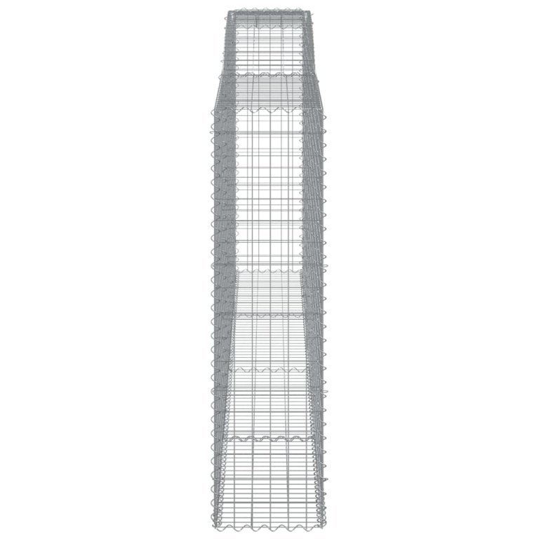 Дъговидна габионна кошница 400x50x180/200 см поцинковано желязо