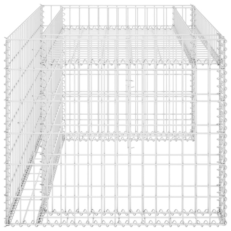 Гараж за косачка с повдигнато легло 110x80x60 см стоманена тел