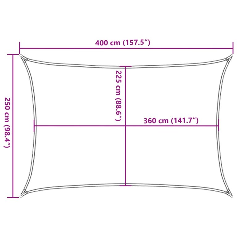 Платно-сенник, 160 г/м², тъмнозелено, 2,5x4 м, HDPE