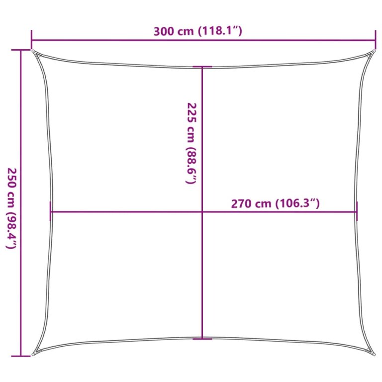 Платно-сенник, 160 г/м², синьо, 2,5x3 м, HDPE