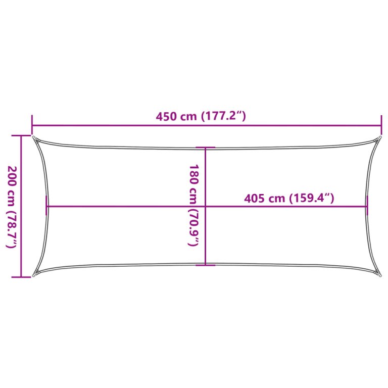 Платно-сенник, 160 г/м², черно, 2x4,5 м, HDPE