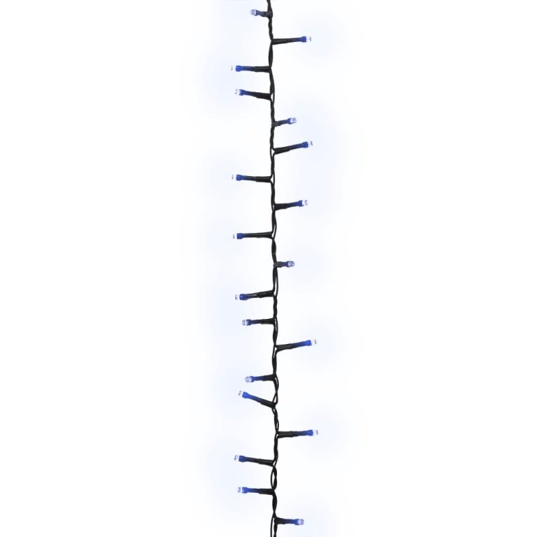 Компактен LED стринг с 3000 LED синьо 65 м PVC