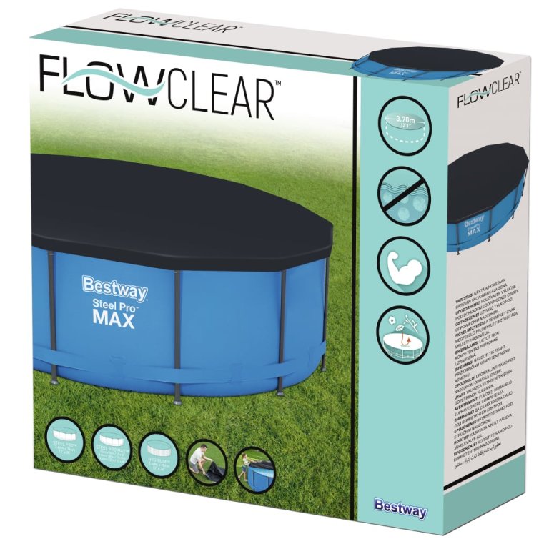 Bestway Покривало за басейн Flowclear, 366 см