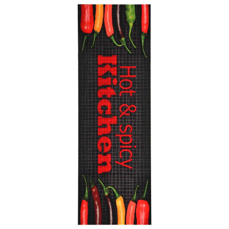 Кухненско килимче, перимо, надпис Hot&Spicy, 45x150 см