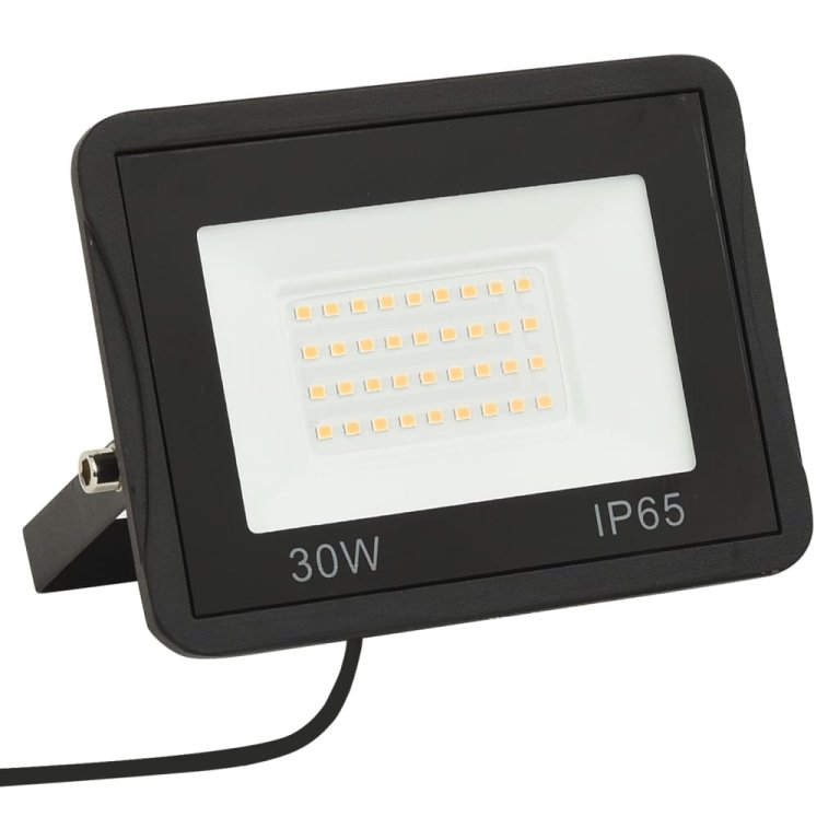 LED прожектор, 30 W, топло бяло