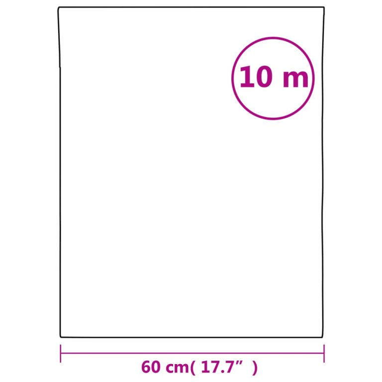 Фолио за прозорци матирано бяло 60x1000 см PVC