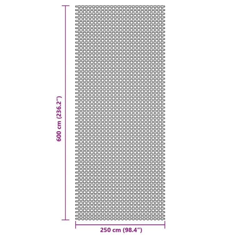 Постелка за къмпинг, синя, 6x2,5 м