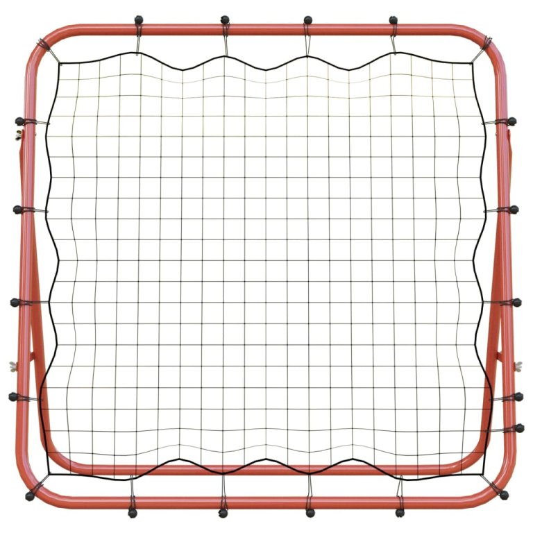 Регулируема рикошетна мрежа за футбол 96x80x96 см стомана и PE