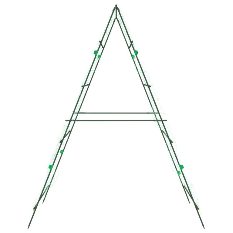 Градински перголи за увивни растения 2 бр А-рамка стомана