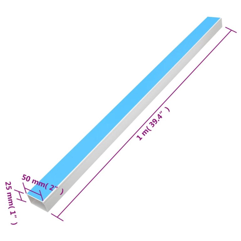 Кабелен канал самозалепващ 50x25 мм 30 м PVC