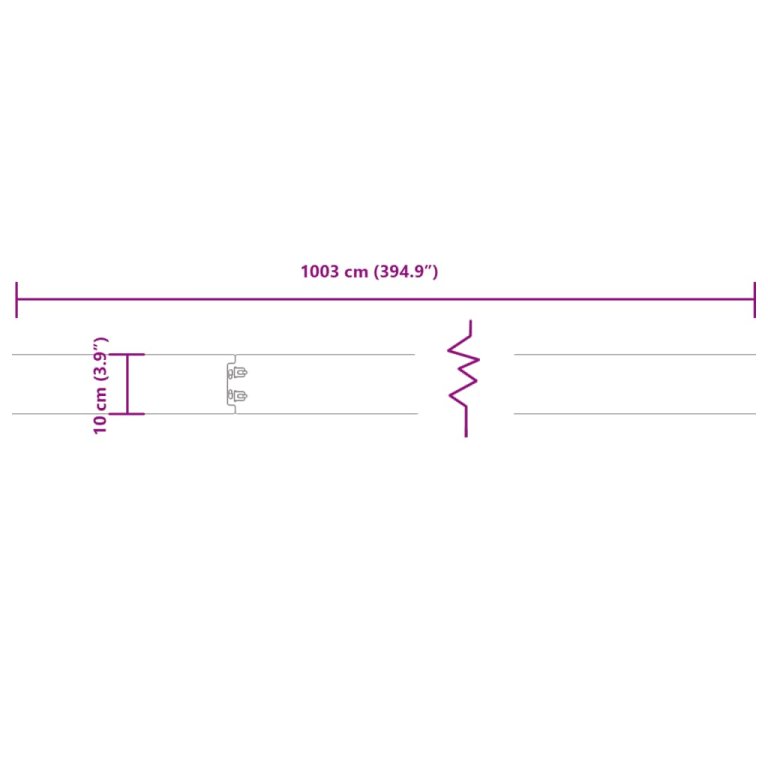 Градински кантове 10 бр 10x103 см гъвкави кортенова стомана