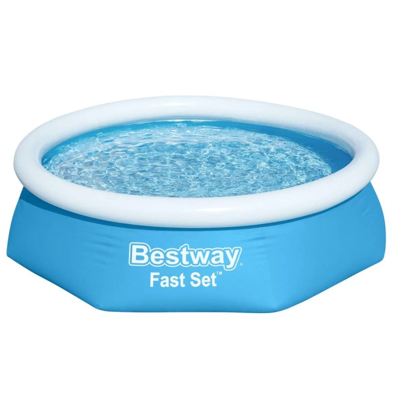 Bestway Fast Set Кръгъл надуваем басейн, 244x66 см, 57265