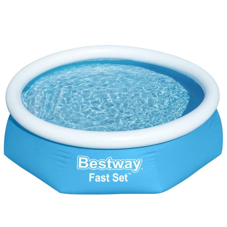 Bestway Fast Set Кръгъл надуваем басейн, 244x66 см, 57265