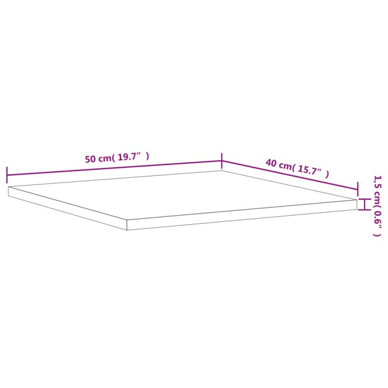 Стенни рафтове 4 бр кафяв дъб 40x50x1,5 см инженерно дърво