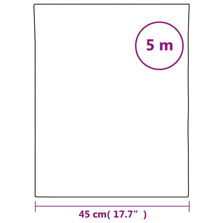 Фолио за прозорци статично прозрачно сив мат 45x500 см PVC