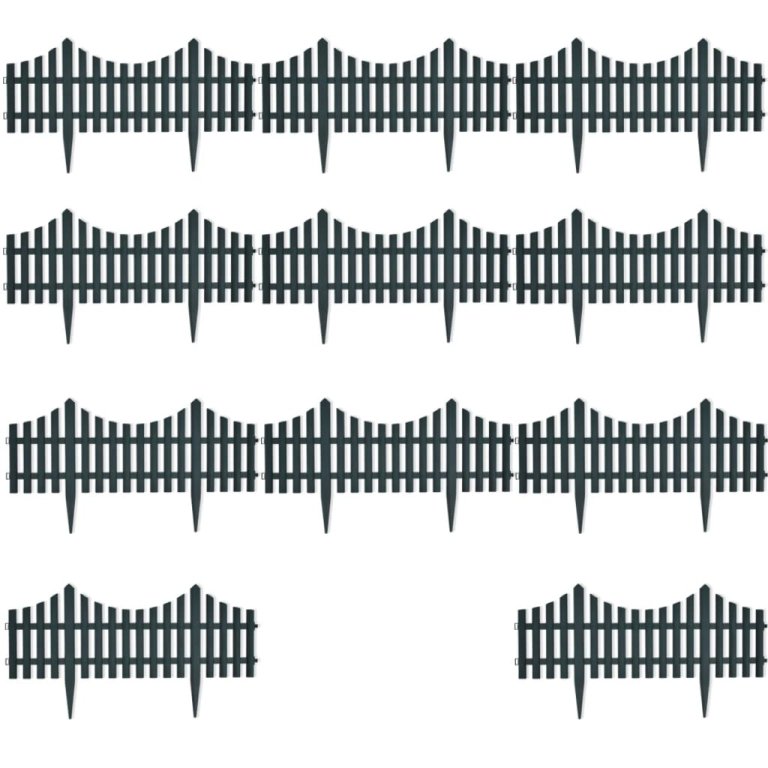 Палисада, 17 части, 10 м, зелена