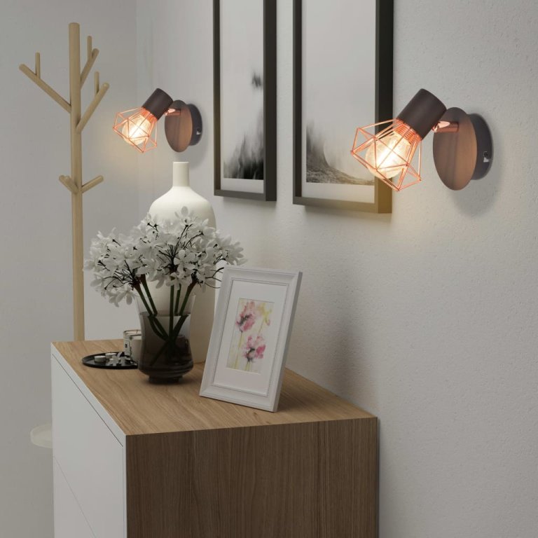 Стенни лампи 2 бр с 2 LED филамент крушки 8 W