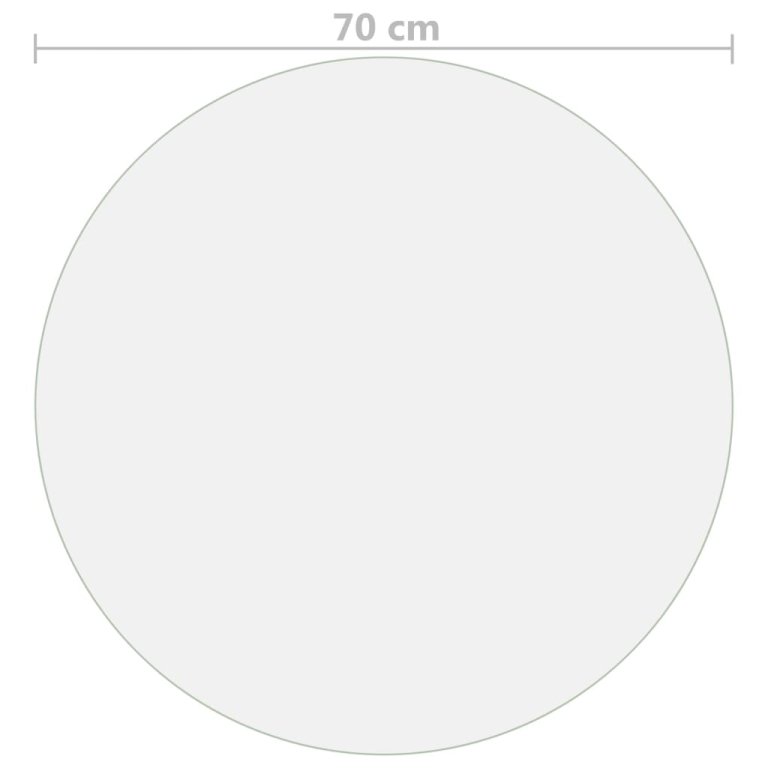 Протектор за маса, матов, Ø 70 см, 2 мм, PVC