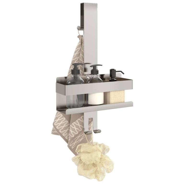 Органайзер за душ кабина, матова неръждаема стомана 304